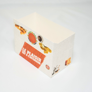 Caja de Almuerzo Moderna Desechable de Papel Reciclable con Impresión Personalizada de Atlas Packaging, de 32 oz, con Tapa, para Comida para Llevar - Product Image 2