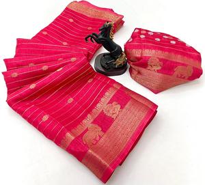 Komal-Vol-9 Pure Soft Fox Georgette Saree Pure Silk pour la distribution en gros dans les vêtements indiens et pakistanais - Product Image 3