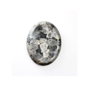 Feng Shui & Fairy Style Pulgar de cristal pulido Natural Larvikite Piedras preciosas curativas Piedra semipreciosa Artesanía para Palm Worry Stone - Product Image 4