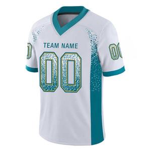 Meilleur service OEM, maillot de football américain de bonne qualité, sublimation, nouveauté personnalisée pour hommes, prix bon marché à vendre - Product Image 6