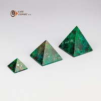 Pierre de chrysocolle polie à la main artisanat artisanal pour décoration de la maison Feng Shui alignement Chakra nettoyant calme