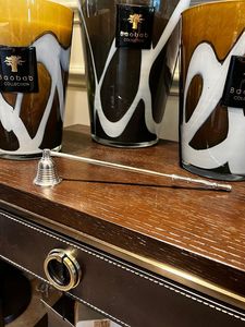 Bonne vente gravé en acier inoxydable briquet éteignoir noir bougie outil mèche tondeuse ensemble avec boîte-cadeau - Product Image 2