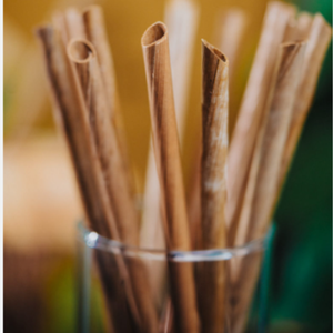 100% pailles jetables de noix de coco biodégradables sans danger pour l'environnement pour les boissons chaudes/froides pour les mariages/événements/hôtels/voyages - Product Image 2