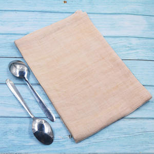 ผ้าขนหนูลินินขนาด50x70ซม. ผ้าเช็ดมือแบบซักได้สีทึบทนทานและเป็นมิตรกับสิ่งแวดล้อมสำหรับห้องครัวผลิตในอินเดีย - Product Image 2