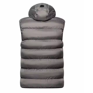 Chaleco acolchado de alta calidad para hombre con diseño de su propio logotipo, ropa informal, chaquetas para hombre, chaleco acolchado de Color sólido OEM y ODM disponibles - Product Image 4