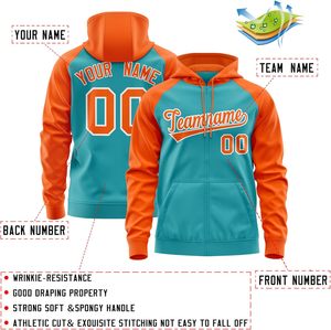 Sweat-shirts à capuche entièrement zippés en molleton 100 % coton, personnalisés OEM, avec broderie du nom de l'équipe, anti-rétrécissement, respirants, en tissu tricoté imprimé - Product Image 2