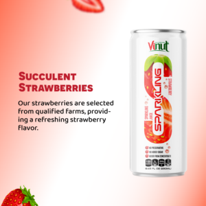 Refresco Hecho en Vietnam, Agua con Gas de 250 ml, Jugo de Fresa, Sin Azúcar, Bajo en Grasa, Muestra Gratuita, Fabricación de Marca Privada - Product Image 4
