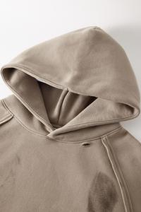 Best Sale High Quality Cotton French Terry Winter Digital Printing Drop Shoulders Oversized Pullover <b>Hoodies</b> <b>Plain</b> Unisex Custom - Product Image 5