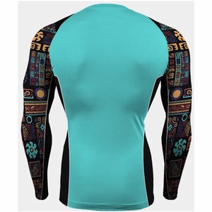 Bjj Rashguard Mma unisexe à manches longues séchage rapide Compression chemises Rash Guard Oem couleurs conceptions Logos tailles personnalisées - Product Image 2