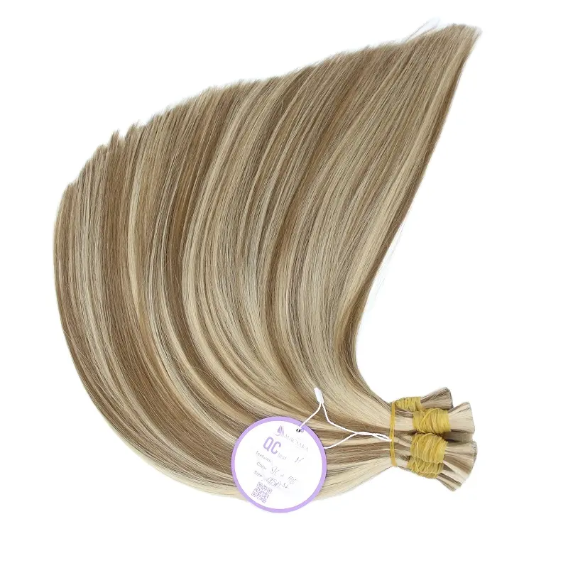 लक्जरी गुणवत्ता 100 प्रतिशत प्राकृतिक रेशमी नरम बाल पैकेजिंग बॉक्स सभी रंग के साथ थोक बंडलों वियतनामी बाल एक्सटेंशन