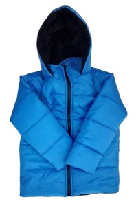 เสื้อแจ็คเก็ตขนสัตว์หนาสำหรับเด็กผู้ชายทำจากผ้าโพลีเอสเตอร์บุนวมสำหรับครอบครัว2-7ปีทำจากบังคลาเทศ - Product Image 2