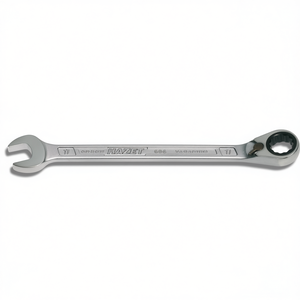 Clé à cliquet à fourche HAZET 606 10 mm, blanche, longueur 154,5 mm, réversible, 13 anneaux, outils d'atelier - Product Image 3