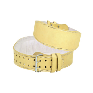 Ceinture d'haltérophilie en cuir de qualité supérieure/ceinture d'haltérophilie à double dents avec logo personnalisé et ceinture d'haltérophilie en cuir de couleur - Product Image 4