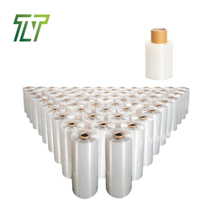 Lot en stock de film étirable en PVC film plastique souple résistant à la déchirure pour palettes de 30cm et 50cm de largeur de qualité alimentaire - Product Image 1