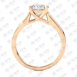 2.30แหวนเพชรโมอิสแบบตัดลายเจ้าหญิง CTW สำหรับผู้หญิงของขวัญวันครบรอบและวันเกิดสำหรับคนที่คุณรัก - Product Image 2