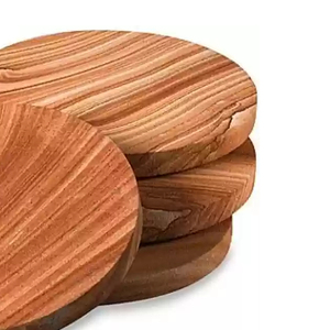 Dessous de verre en bois naturel au design moderne, tapis de table pour thé et café, tampons de service pour usage domestique, vente en gros - Product Image 5