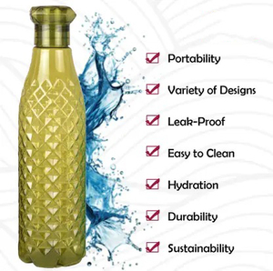 Care 4 Diamond Shape Lid <b>Water</b> <b>Bottle</b> - Product Image 5