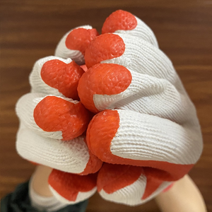 Vente en gros de gants de sécurité Équipement de protection pour la construction industrielle et le jardinage Gants de travail en latex de caoutchouc - Product Image 6