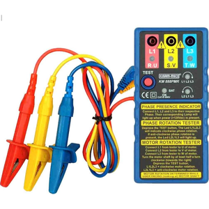 Kusam-Meco KM-888-PMR Industrial <b>Electrical</b> <b>Instrument</b> Phase Sequence Indicator Plastic 60-600V 185g - Product Image 1