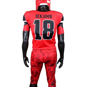 Conjunto de uniformes de fútbol americano, Jersey personalizado de sarga, Mejor Equipo Juvenil - Product Image 2