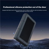 Casing Hard Disk Aluminium 3.5 Inch dengan Pelindung Silikon, Port Tipe-C 3.1, Mendukung Hingga 16TB