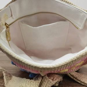 Bolso Bandolera Boho de Diseño, Hecho a Mano con Crochet, Lona Resistente con Cierre, Gran Capacidad, Ligero, Regalo de Moda para Mujer - Product Image 3