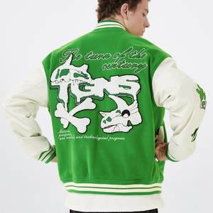 Chaqueta de béisbol de manga larga para hombre, chaqueta deportiva de Chenille con Logo bordado, ropa para el trabajo, escuela, Letterman, nuevo diseño - Product Image 2