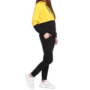 Chándal de calidad premium para mujer con sudadera con cremallera y pantalones con logotipo personalizado Productos Chándal de mujer - Product Image 2