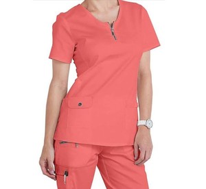 Le plus récent produit schéma de couleurs jogger médical gommages 4 pièces veste hôpital médical gommages en gros infirmière uniforme hôpital gommages - Product Image 2