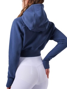 Roregal Custom Printed <b>Sequined</b> Autumn Casual Soft Breathable Knitted Hooded Sweatshirt Quick Dry Windproof Running Long Sleeves - Product Image 5