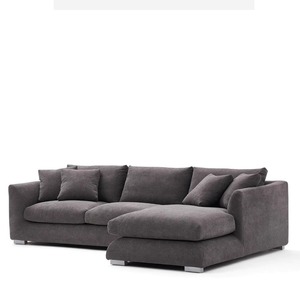 Sofá Seccional en Forma de L de Tela Chenille, Estilo Nórdico Moderno y Simple, para Sala de Estar, Desmontable y Lavable, Novedad Global - Product Image 2