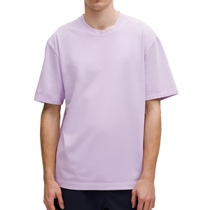 T-shirt personnalisable en jersey de coton épais délavé à manches courtes, coupe décontractée à épaules tombantes, grande taille pour homme, haute qualité - Product Image 1