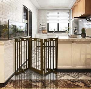 Uxury-portones de madera para mascotas, venta al por mayor, cobertura de seguridad para cachorros y otras mascotas para el jardín de casa en interiores - Product Image 5