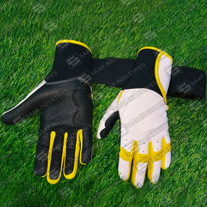 Soft Leather <b>Baseball</b> <b>Gloves</b> Lightweight Leather Batting Hand <b>Gloves</b> High Quality Cowhide Leather Breathable Batting <b>Gloves</b> - Product Image 2