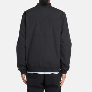 Veste bomber noire de style sportif, fermeture éclair, manches longues, veste de course pour homme, veste de course de haute qualité, veste bomber pour homme OEM - Product Image 3