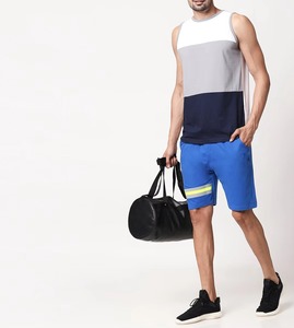 Mens Custom Print Boxy Oversize Short Streetwear Unisex 100% Algodón Pantalones cortos en blanco y ODM/OEM Suministro - Product Image 2