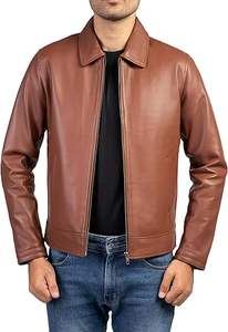 Chaqueta de Piel de Vaca para Hombre, Transpirable, Ecológica, de Secado Rápido, Cálida para Invierno, Cuello Alto, Estilo Casual, Alta Calidad, Precio Razonable - Product Image 4