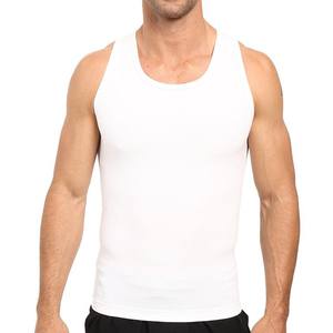 Top des tendances Débardeur à logo brodé pour homme Conception personnalisée Tissage tricoté personnalisé Prix d'usine de haute qualité - Product Image 4