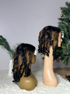 Meilleur vendeur en gros de cheveux vierges Cheveux humains Swiss HD Perruque à lacet 13x4 13x6 Perruques à lacet frontal Cheveux doublement étirés - Product Image 5