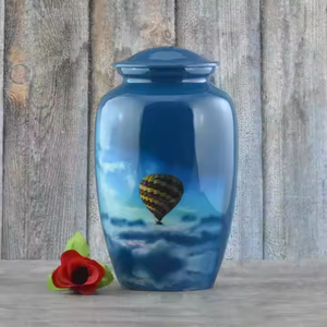 Urnas de cremación de estilo americano mejor clasificadas 2025, urna de cremación funeraria conmemorativa grande hecha a mano para cenizas, últimos diseños - Product Image 1