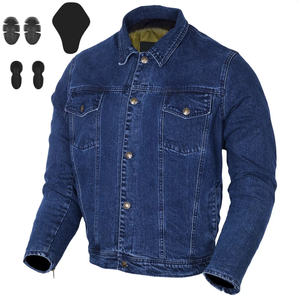 Ropa deportiva personalizada para hombre, chaqueta vaquera duradera y elegante de talla grande, pantalones vaqueros resistentes informales para motocicleta, camionero, ropa informal para montar - Product Image 1