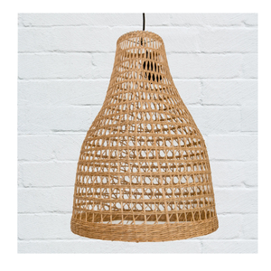 Lustre abat-jour en ligne de jonc de mer écologique taille personnalisée Design rustique pour la décoration intérieure éclairage de salon Vietnam - Product Image 1