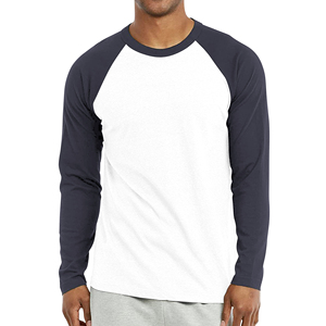 Camiseta de Manga Larga Raglán para Hombre Wholesale210, Corte Ajustado, 74% Algodón, 26% Poliéster, Transpirable, de Secado Rápido, Antiencogimiento, para Adultos - Product Image 1