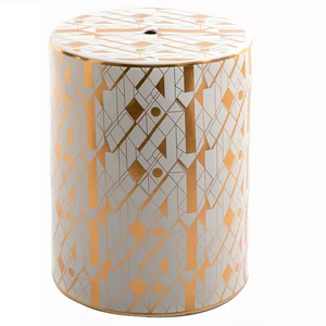 Muebles de estilo para sala de estar, patas de metal plateadas, redondas y modernas - Product Image 2