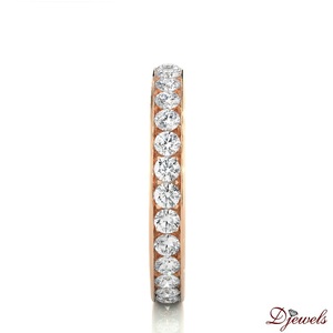 แหวนหมั้นสำหรับผู้หญิงมีเพชรธรรมชาติผ่านการรับรองจากห้องปฏิบัติการราคาส่งได้รับการรับรองในอินเดีย - Product Image 4