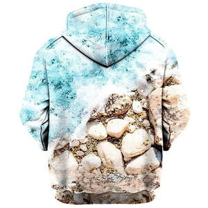 ชุดเสื้อผ้าขนแกะสไตล์ใหม่สำหรับผู้ชายชุดเสื้อผ้าลำลองมีฮู้ดพิมพ์ลายฤดูใบไม้ร่วงสำหรับฤดูหนาว - Product Image 3