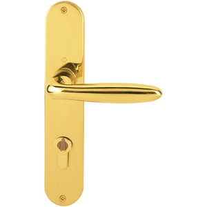 Verona M151/302 Brass Long <b>Plate</b> Set F71 PZ 72 mm DIN Left/Right HOPPE <b>Door</b> <b>Plates</b> - Product Image 3