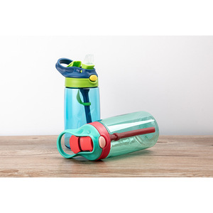 SilverJet 480Ml Bpa-Free <b>Plastic</b> Water Bottle With <b>Straw</b> For Kids School Drink Direct <b>Drinking</b> Back To School - Product Image 3