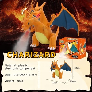 Pokémon veilleuse Spray Charizard Charmander Eevee modèle Figure électrique émettant du son ornement poupée Figure cadeau jouet - Product Image 6