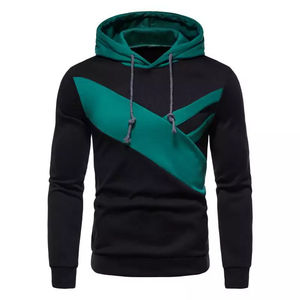 Sudadera con capucha de gran tamaño de algodón de calidad superior para hombre, sudaderas con capucha personalizadas con hombros caídos estampados degradados para hombre, fabricante - Product Image 1